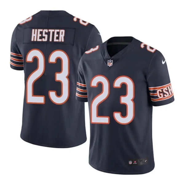 Men's Chicago Bears #23 Devin Hester Navy NFL 2021 Draft Vapor Untouchable Limited Stitched Jersey